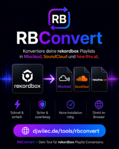 rekordbox playlist/history convert
