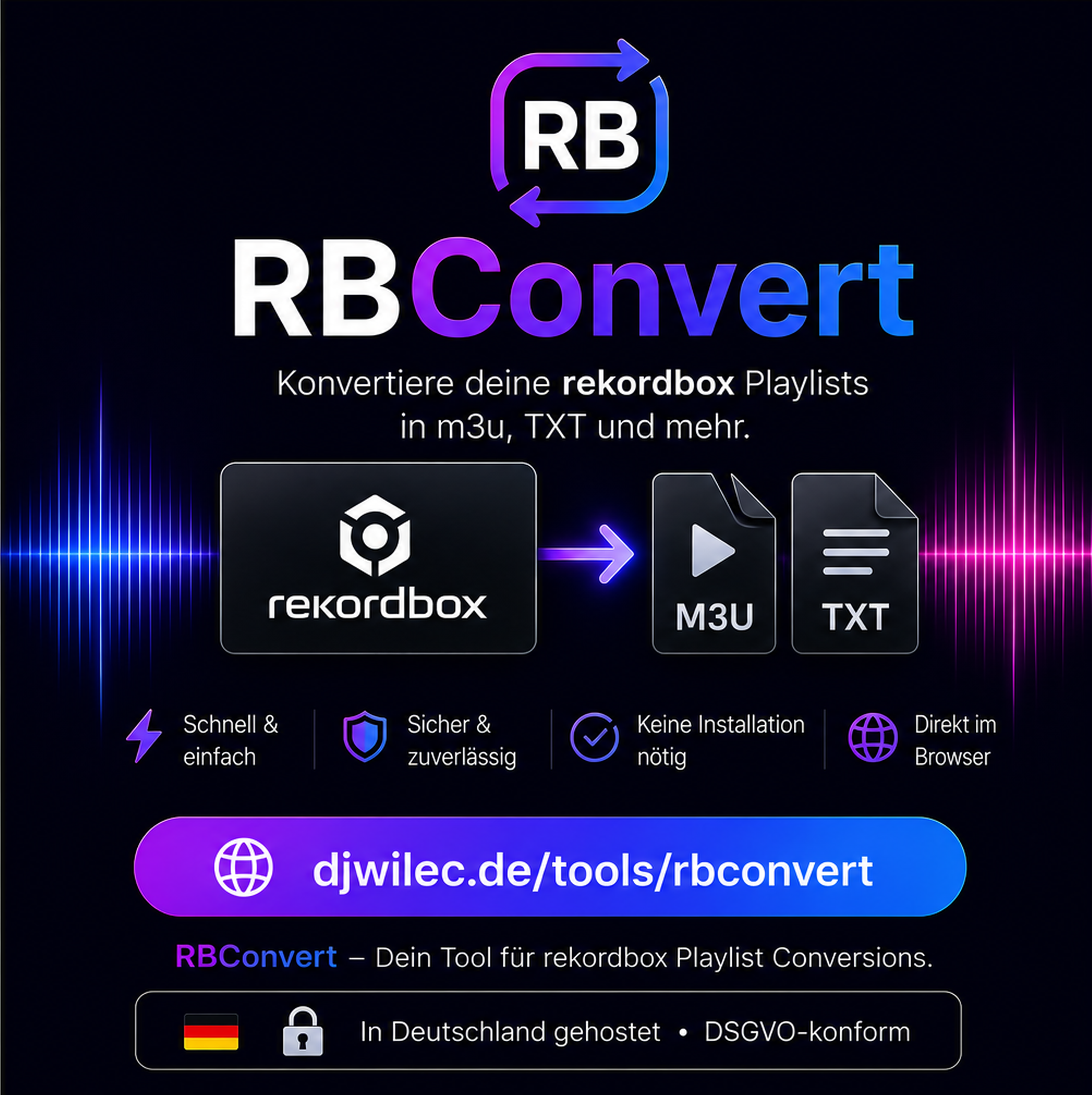 rekordbox playlist/history convert